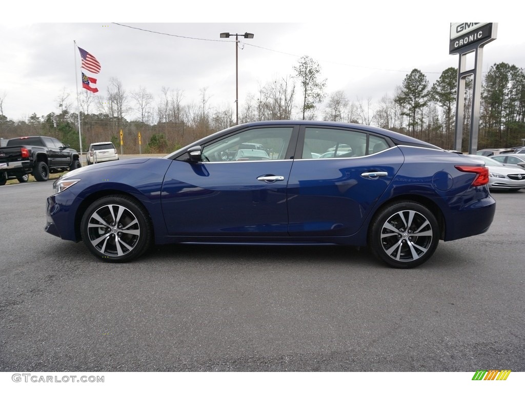 Deep Blue Pearl 2018 Nissan Maxima SL Exterior Photo #131136137