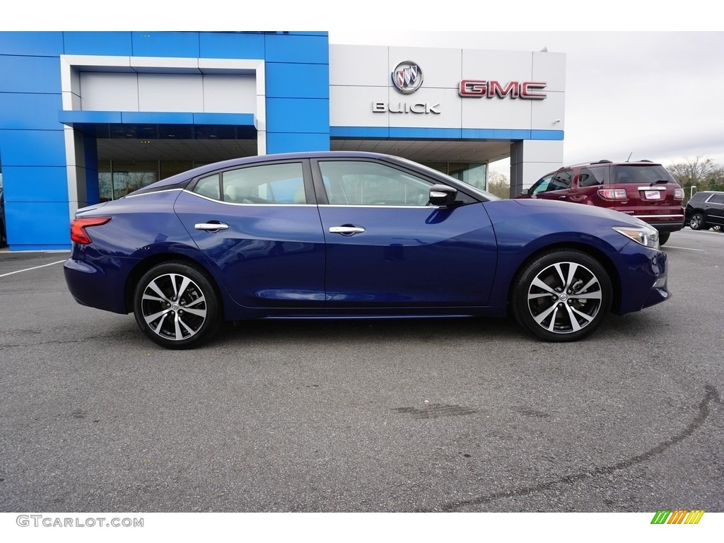 Deep Blue Pearl 2018 Nissan Maxima SL Exterior Photo #131136224