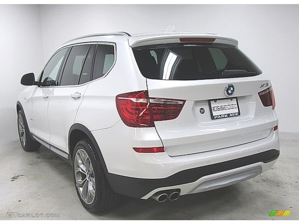 2016 X3 xDrive28i - Mineral White Metallic / Mocha photo #2