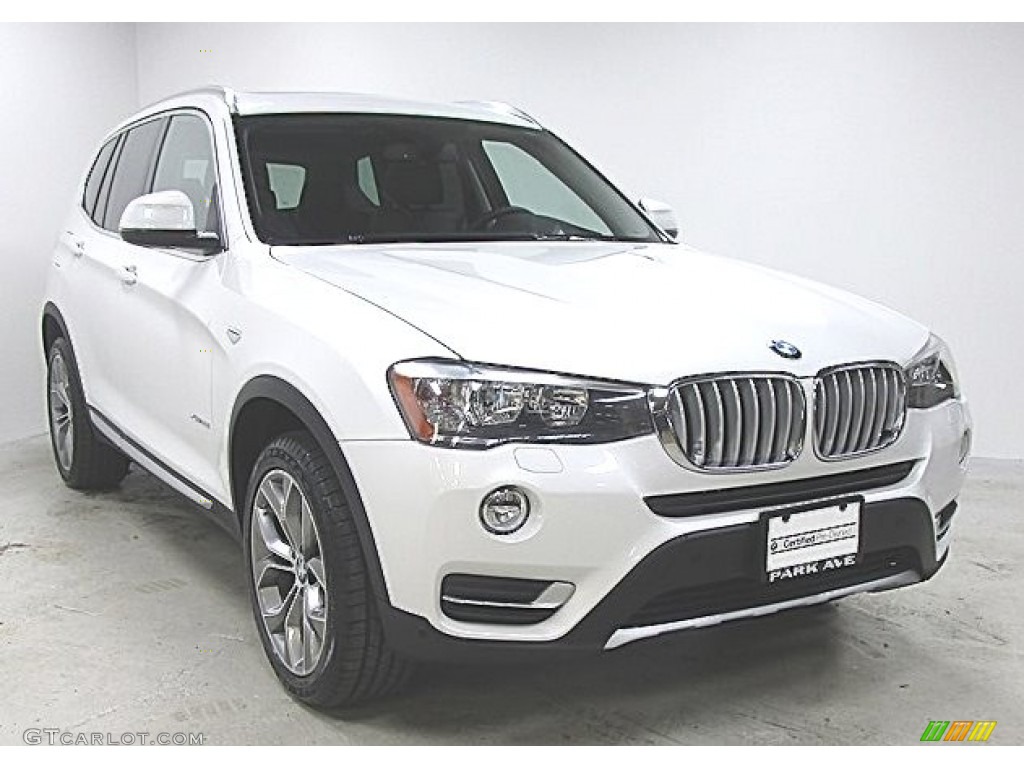 2016 X3 xDrive28i - Mineral White Metallic / Mocha photo #6