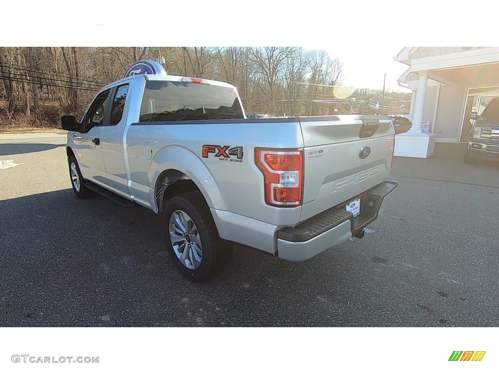 2018 F150 XL SuperCab 4x4 - Ingot Silver / Earth Gray photo #5