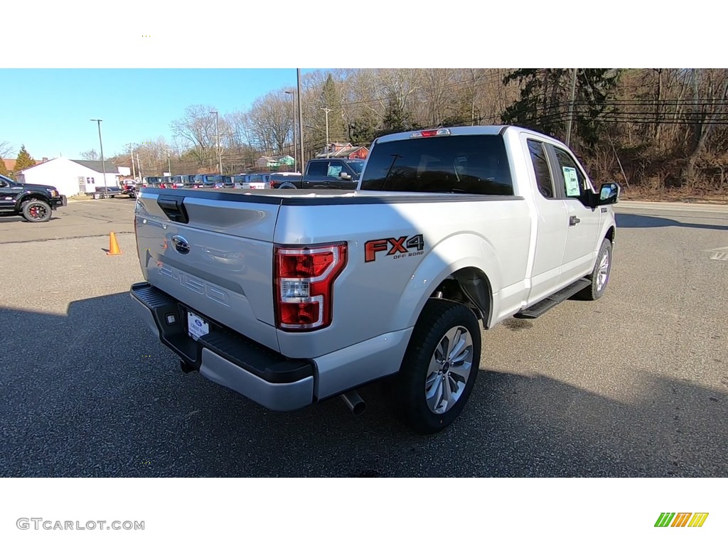 2018 F150 XL SuperCab 4x4 - Ingot Silver / Earth Gray photo #7