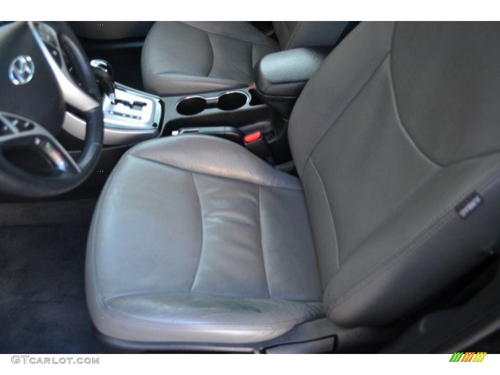 2012 Elantra Limited - Midnight Black / Gray photo #11
