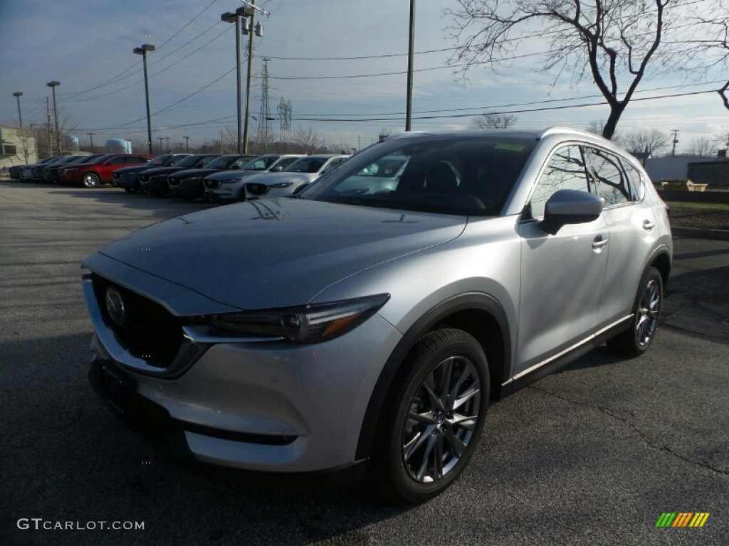 2019 CX-5 Signature AWD - Sonic Silver Metallic / Caturra Brown photo #1