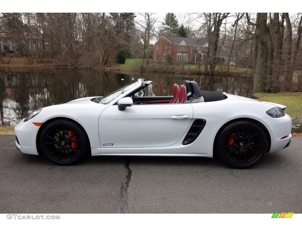 White 2019 Porsche 718 Boxster GTS Exterior Photo #131140112