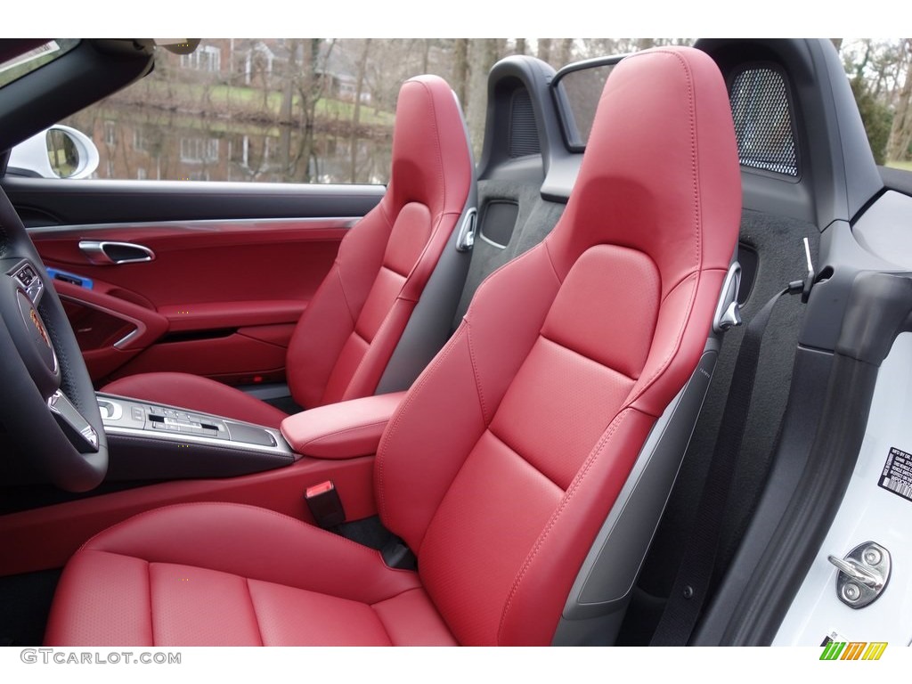 Black/Bordeaux Red Interior 2019 Porsche 718 Boxster GTS Photo #131140334