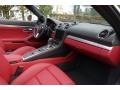 Black/Bordeaux Red 2019 Porsche 718 Boxster GTS Dashboard