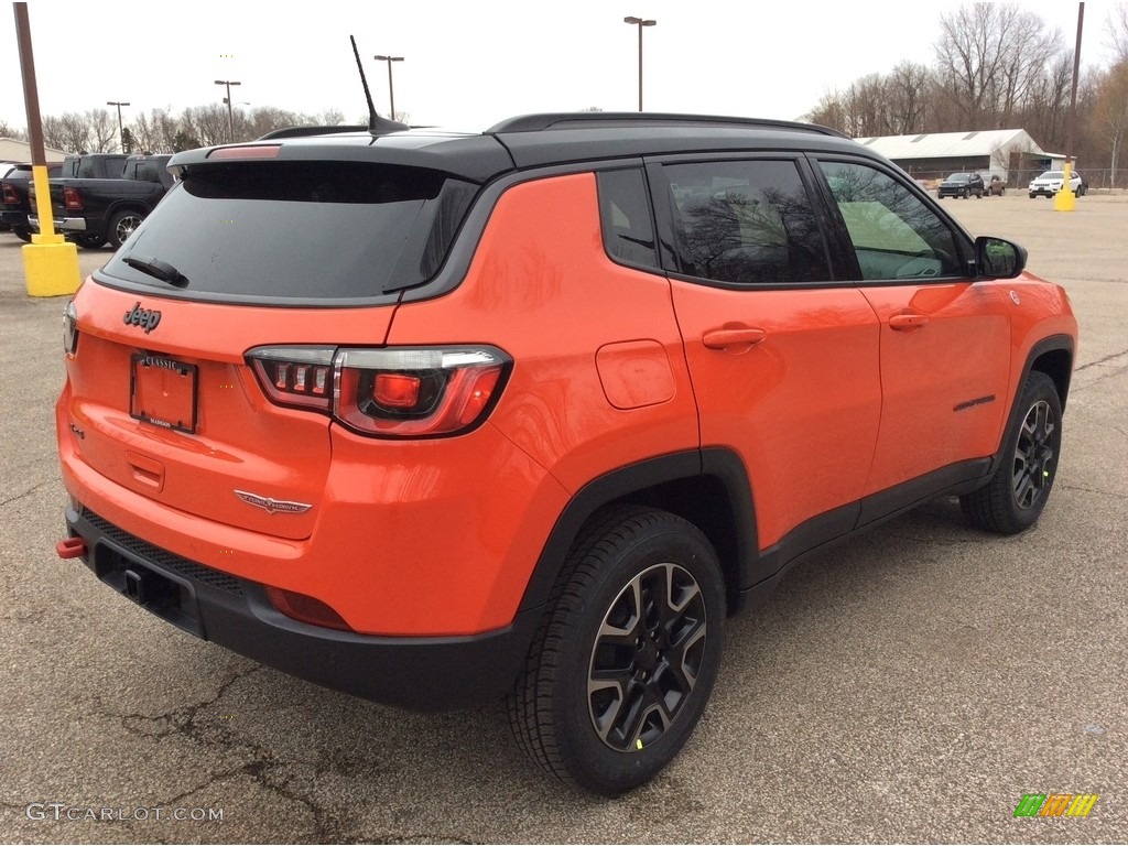 Spitfire Orange 2019 Jeep Compass Trailhawk 4x4 Exterior Photo #131140652