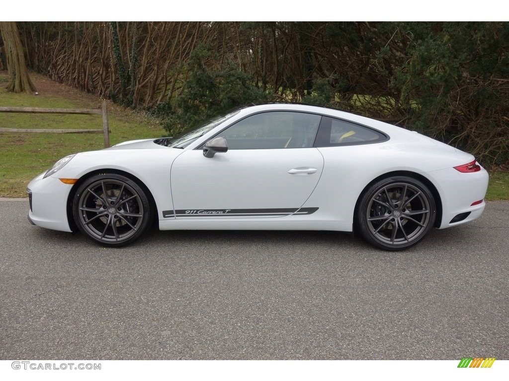 White 2019 Porsche 911 Carrera T Coupe Exterior Photo #131140742