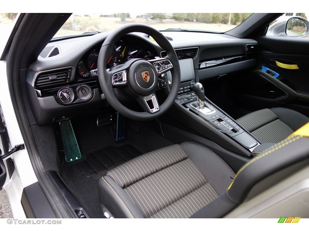 Black Interior 2019 Porsche 911 Carrera T Coupe Photo #131140940