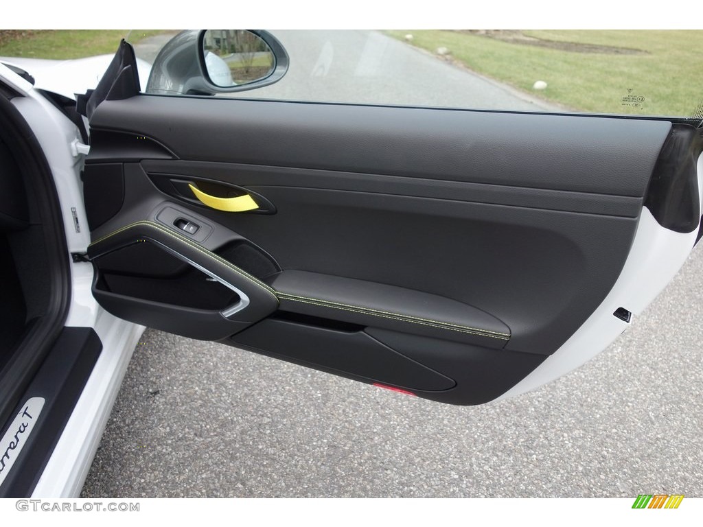 2019 Porsche 911 Carrera T Coupe Black Door Panel Photo #131141072