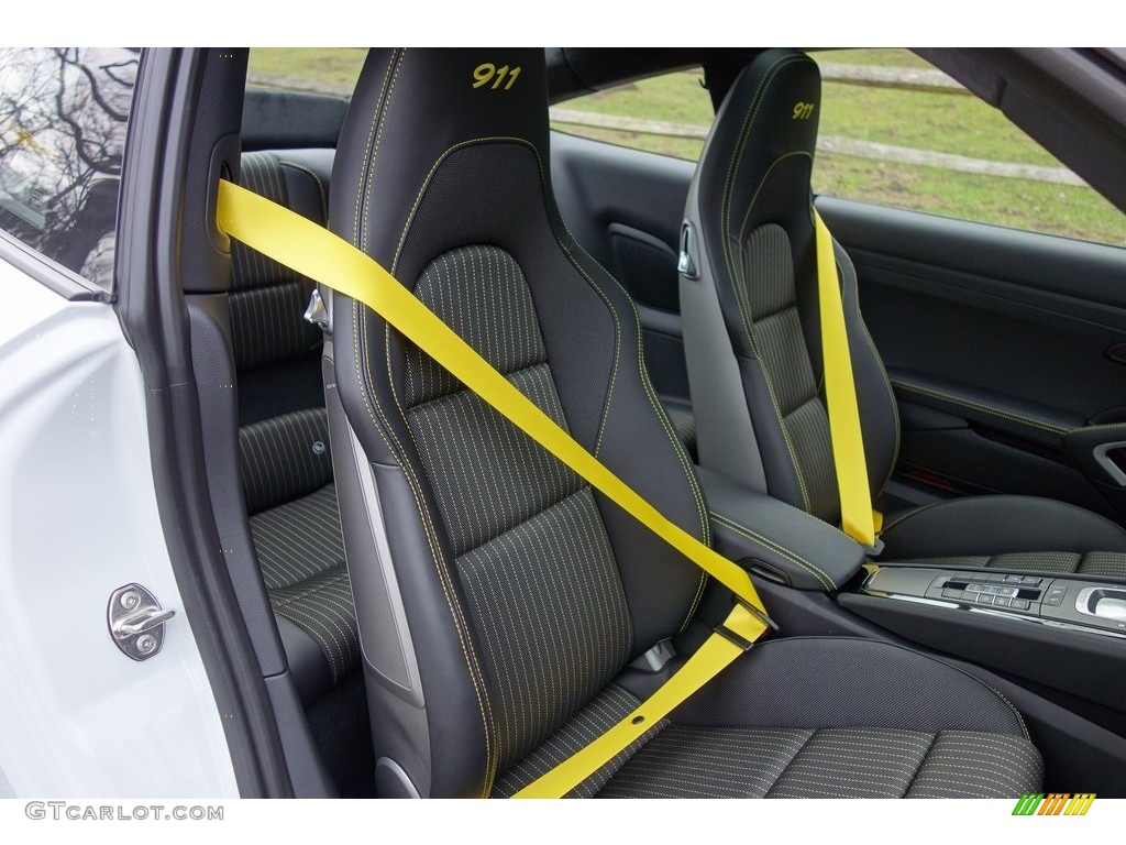 Black Interior 2019 Porsche 911 Carrera T Coupe Photo #131141126