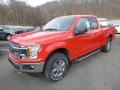 2019 Race Red Ford F150 XLT SuperCab 4x4  photo #5
