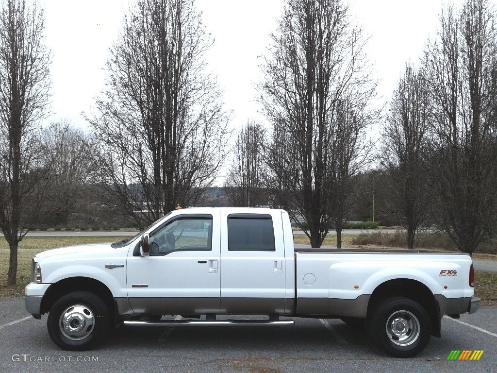 2006 F350 Super Duty King Ranch Crew Cab 4x4 Dually - Oxford White / Black photo #1