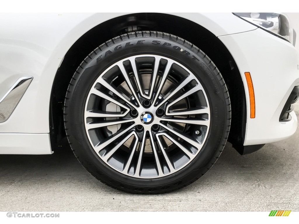 2019 5 Series 530i Sedan - Mineral White Metallic / Cognac photo #9