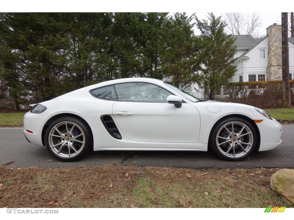 White 2019 Porsche 718 Cayman Standard 718 Cayman Model Exterior Photo #131142488