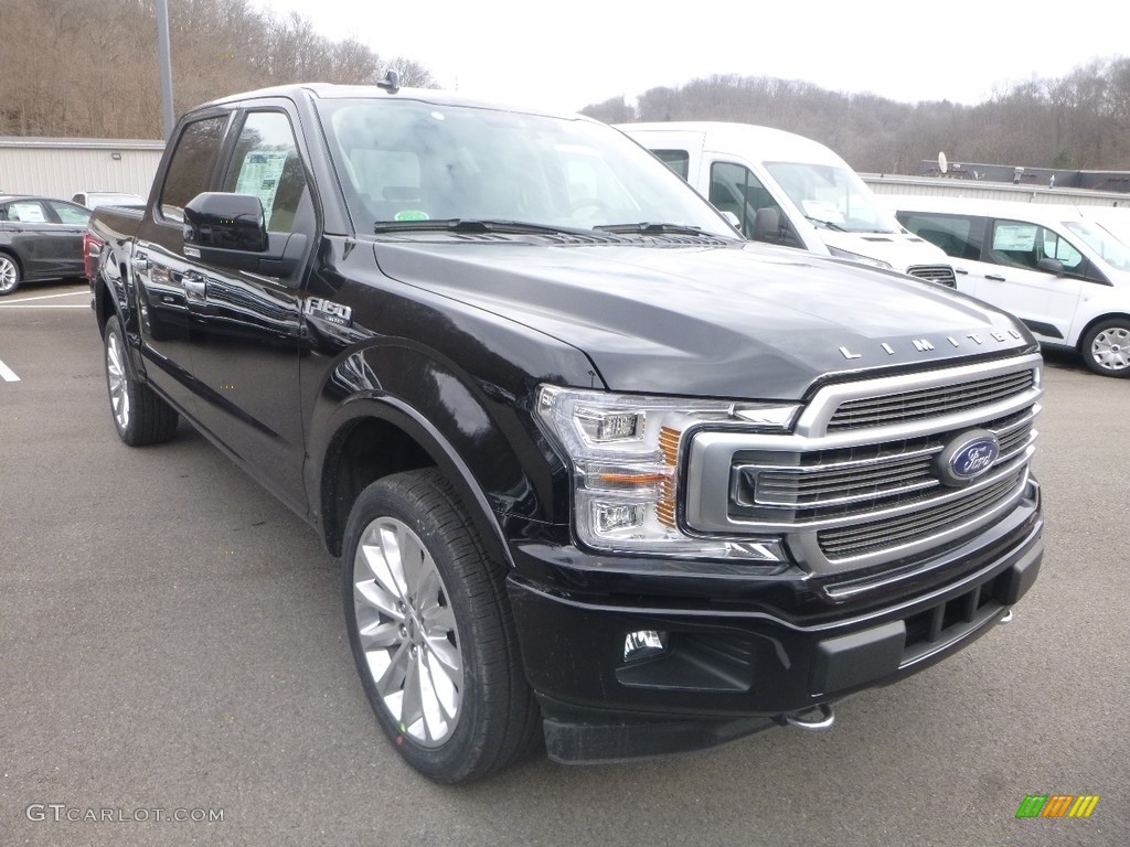 Agate Black 2019 Ford F150 Limited SuperCrew 4x4 Exterior Photo #131142707