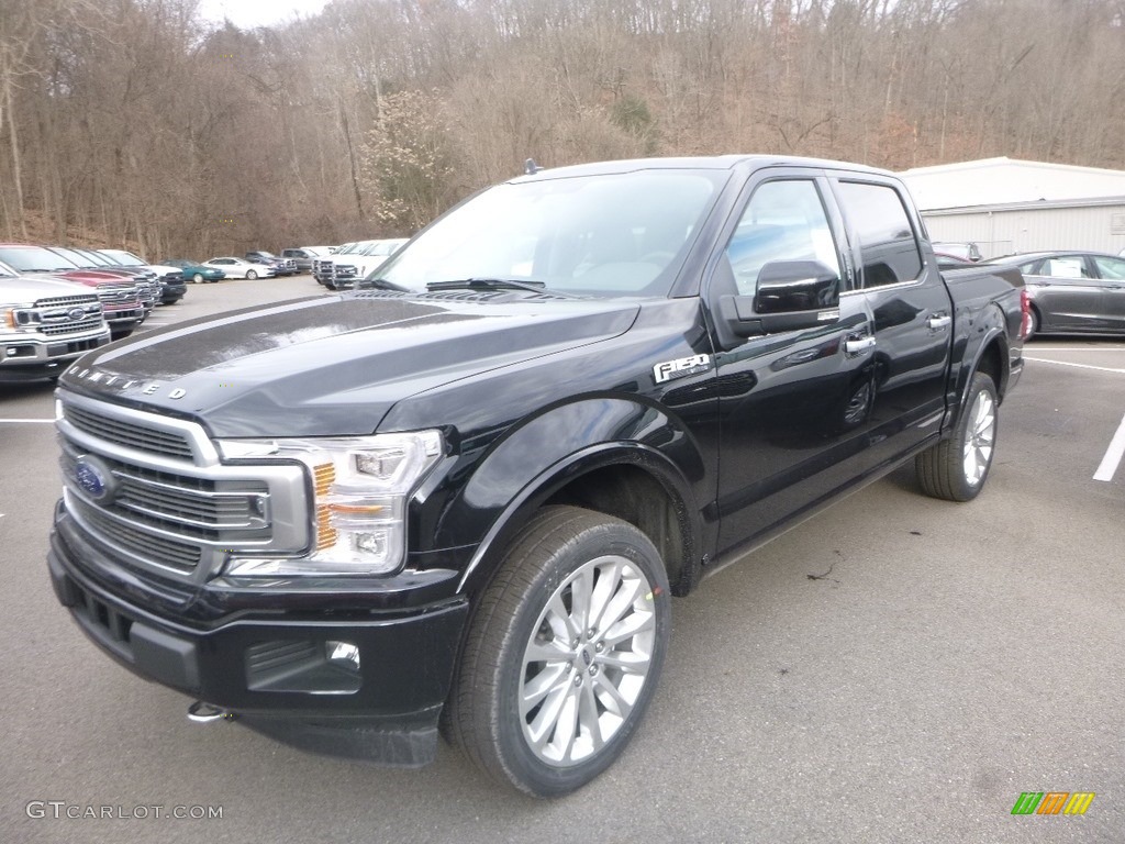 Agate Black 2019 Ford F150 Limited SuperCrew 4x4 Exterior Photo #131142752