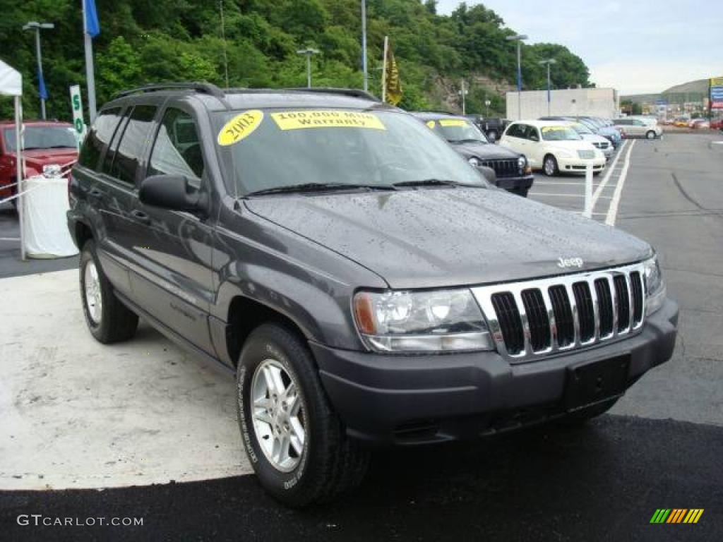 2003 Grand Cherokee Laredo 4x4 - Graphite Metallic / Dark Slate Gray photo #6