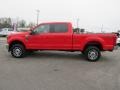 2018 Race Red Ford F250 Super Duty Lariat Crew Cab 4x4  photo #2
