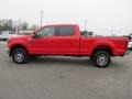 Race Red - F250 Super Duty Lariat Crew Cab 4x4 Photo No. 2