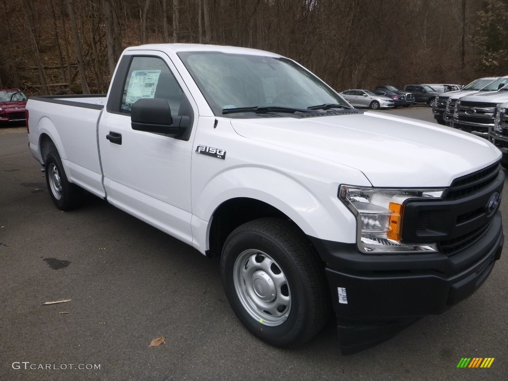 2019 F150 XL Regular Cab - Oxford White / Earth Gray photo #7