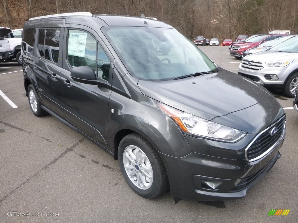 Magnetic Metallic 2019 Ford Transit Connect XLT Passenger Wagon Exterior Photo #131143988