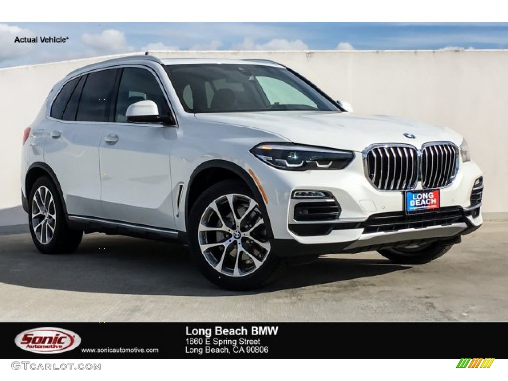 2019 X5 xDrive40i - Mineral White Metallic / Black photo #1