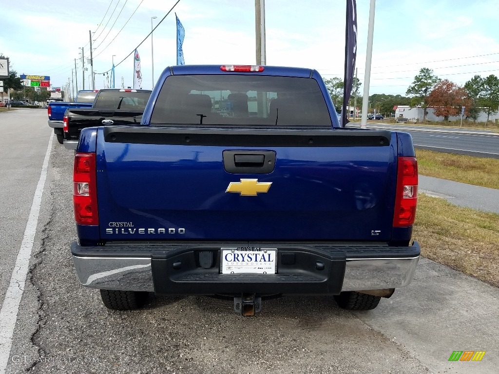 2013 Silverado 1500 LT Crew Cab 4x4 - Blue Topaz Metallic / Ebony photo #4