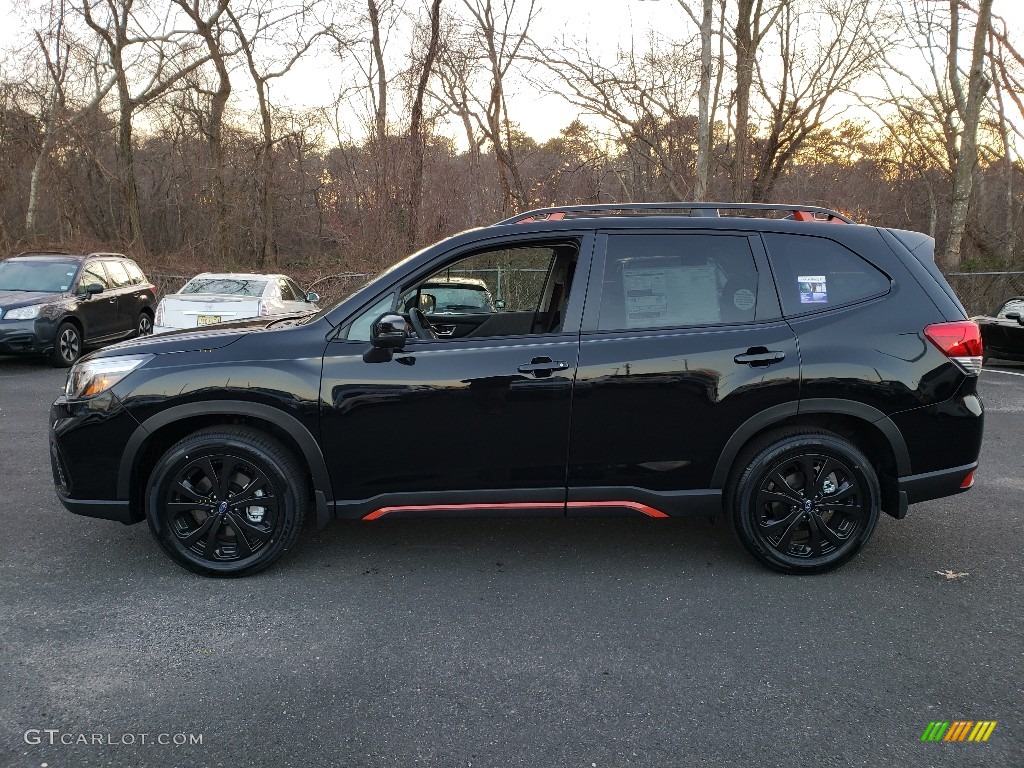 Crystal Black Silica 2019 Subaru Forester 2.5i Sport Exterior Photo #131144898