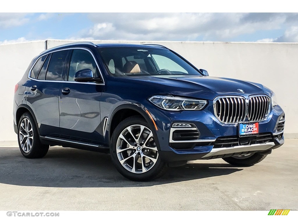 2019 X5 xDrive40i - Phytonic Blue Metallic / Cognac photo #12