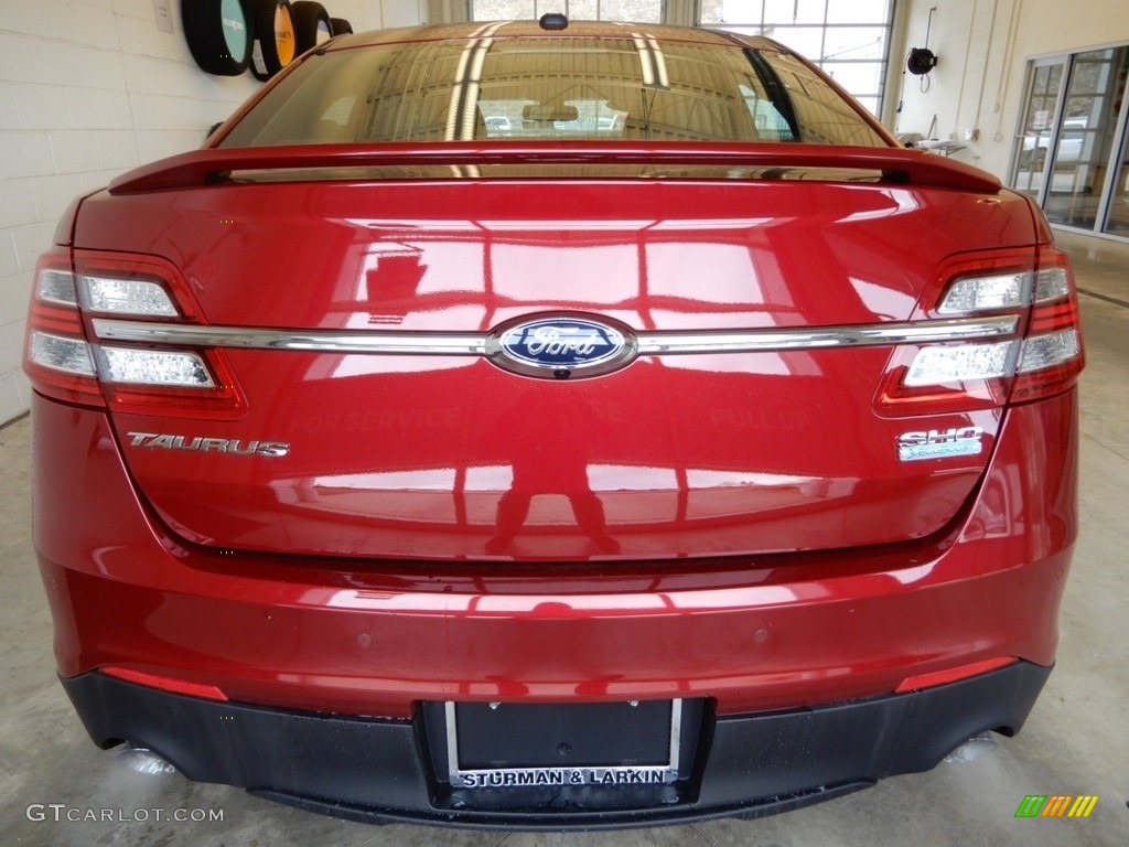 2017 Taurus SHO AWD - Ruby Red / Mayan Gray photo #4