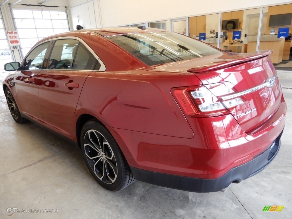 2017 Taurus SHO AWD - Ruby Red / Mayan Gray photo #5