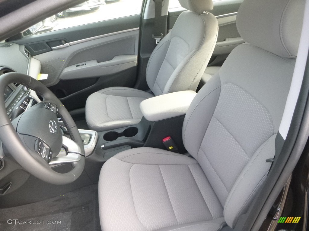 2019 Elantra Value Edition - Phantom Black / Gray photo #11