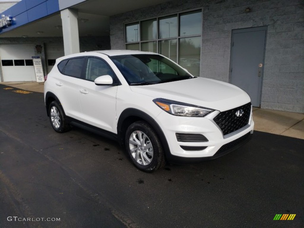 2019 Tucson SE AWD - Winter White / Beige photo #1