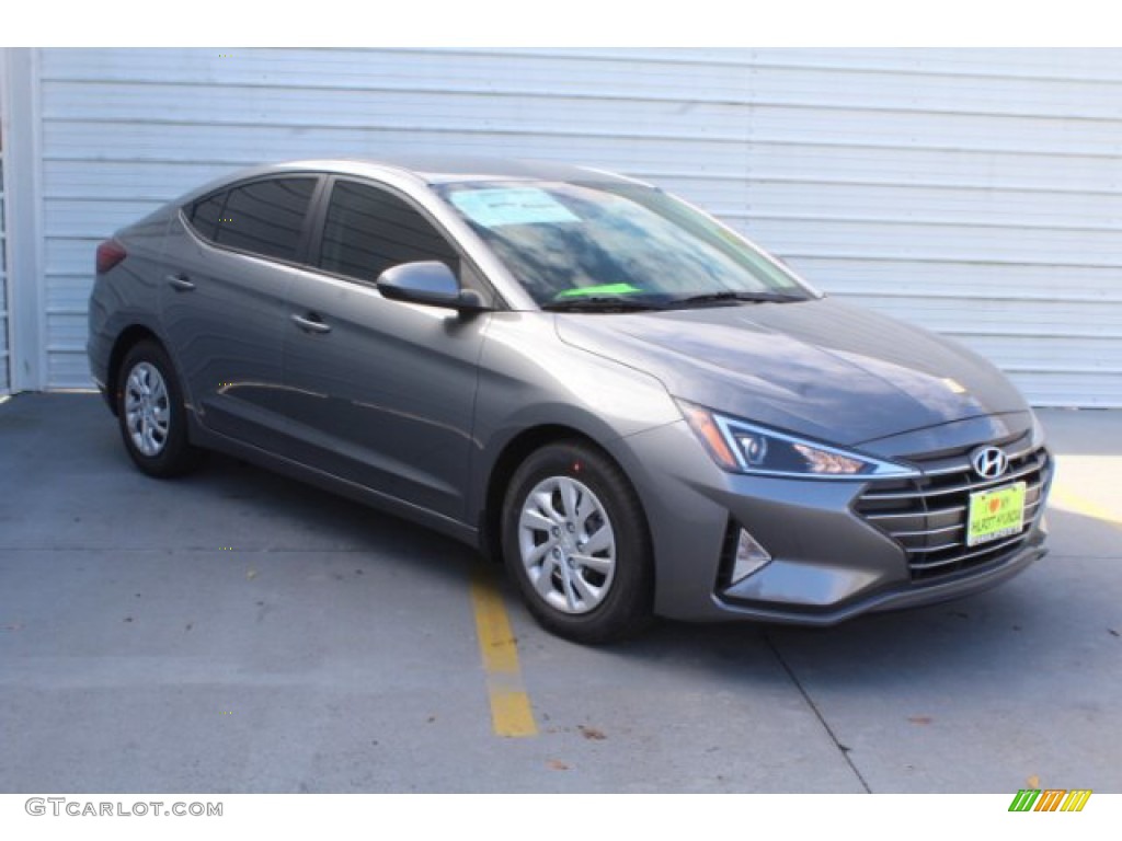 2019 Elantra SE - Machine Gray / Black photo #2