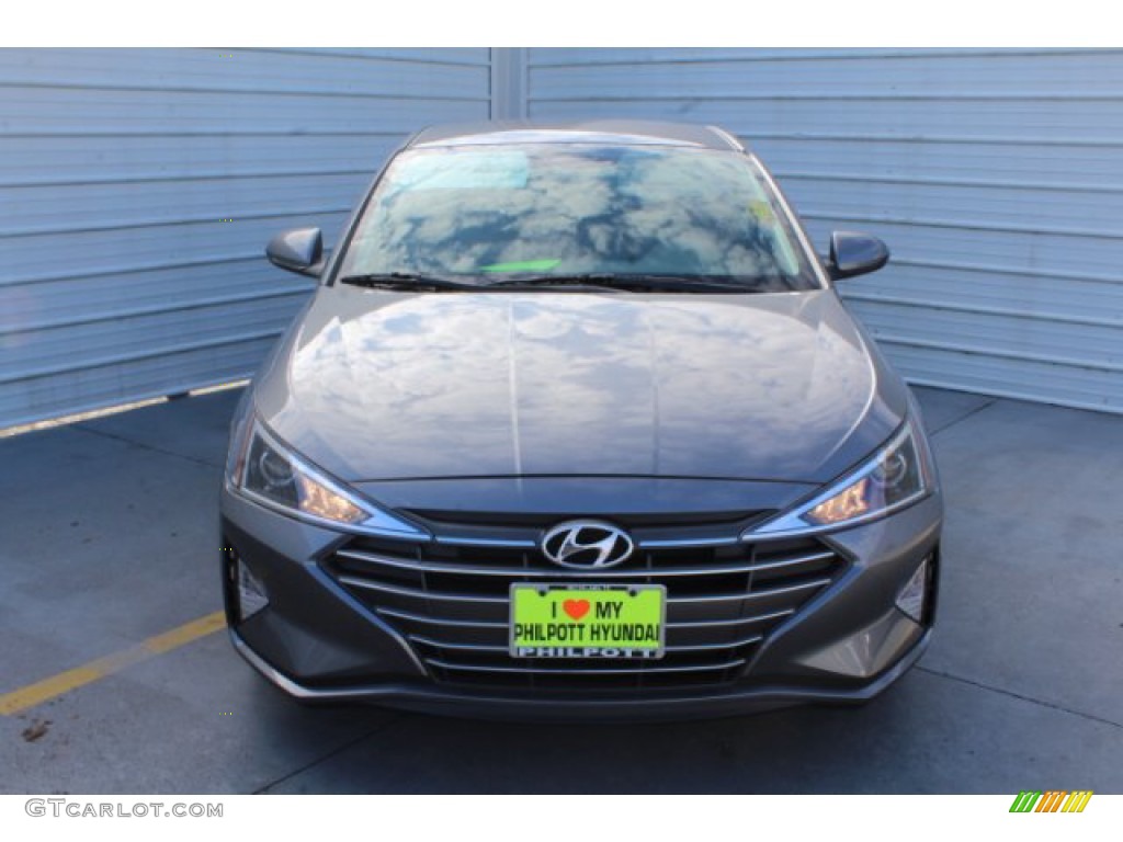 2019 Elantra SE - Machine Gray / Black photo #3