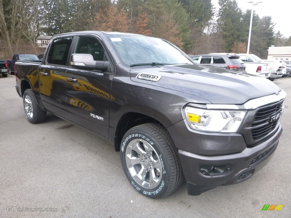2019 1500 Big Horn Crew Cab 4x4 - Granite Crystal Metallic / Black photo #6