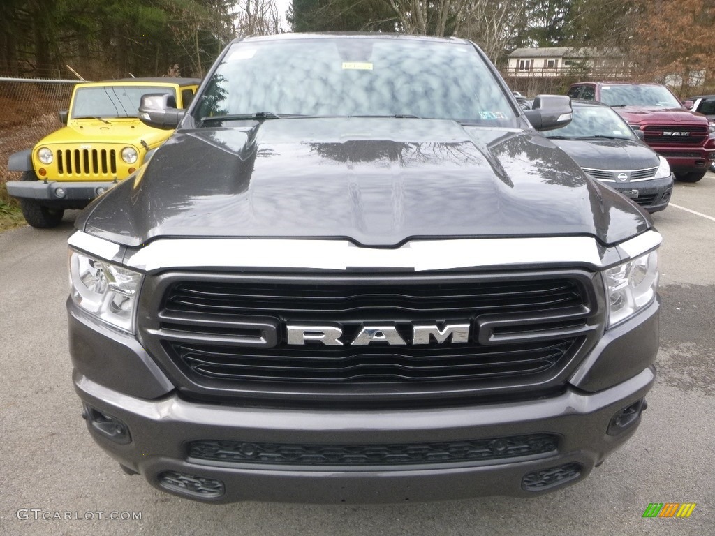 2019 1500 Big Horn Crew Cab 4x4 - Granite Crystal Metallic / Black photo #7