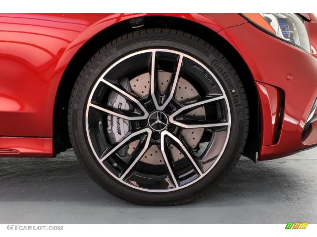 2019 C 43 AMG 4Matic Sedan - designo Cardinal Red Metallic / Black photo #9