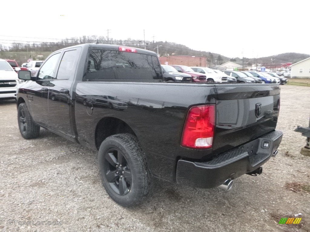 2019 1500 Classic Express Quad Cab 4x4 - Brilliant Black Crystal Pearl / Black photo #4