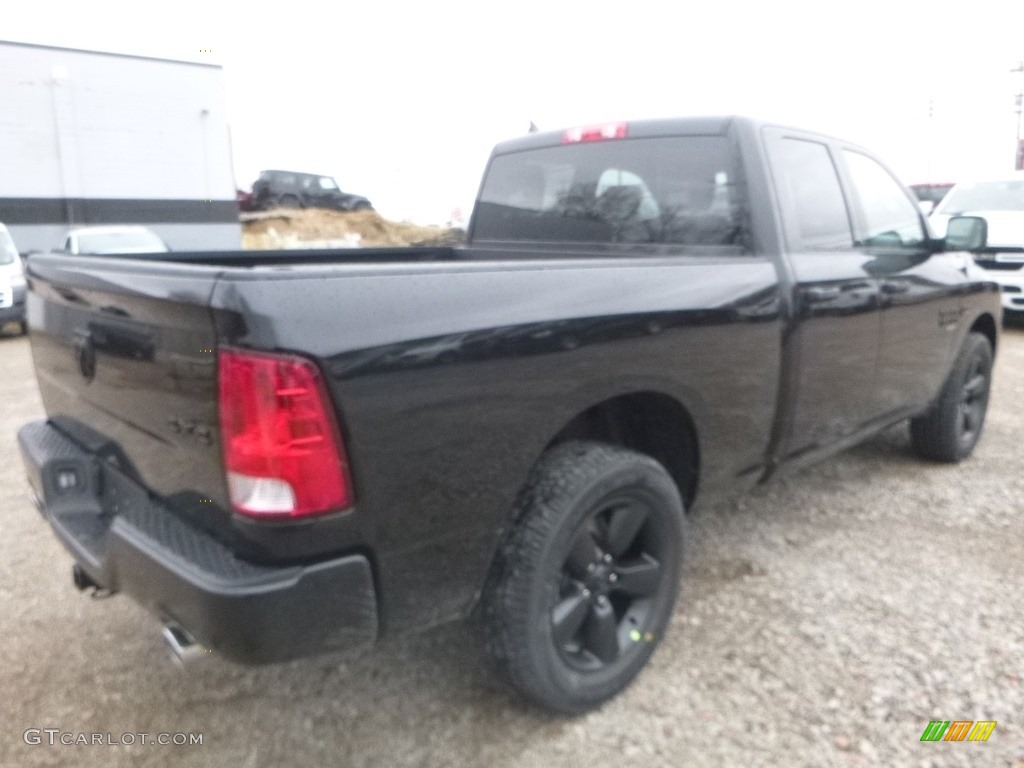 2019 1500 Classic Express Quad Cab 4x4 - Brilliant Black Crystal Pearl / Black photo #6