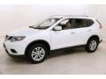 2014 Moonlight White Nissan Rogue SV AWD  photo #3