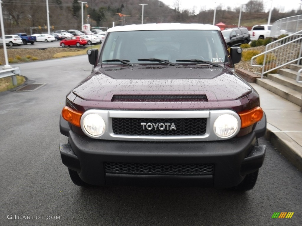 2007 FJ Cruiser 4WD - Black Cherry Pearl / Dark Charcoal photo #5