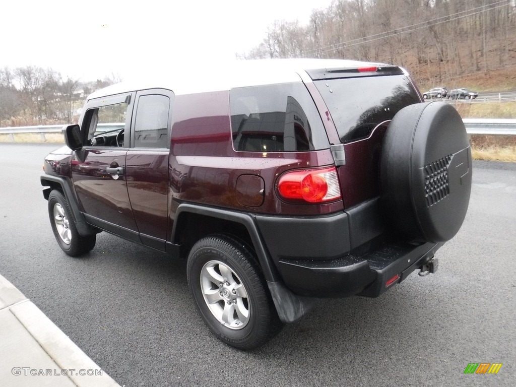 2007 FJ Cruiser 4WD - Black Cherry Pearl / Dark Charcoal photo #7