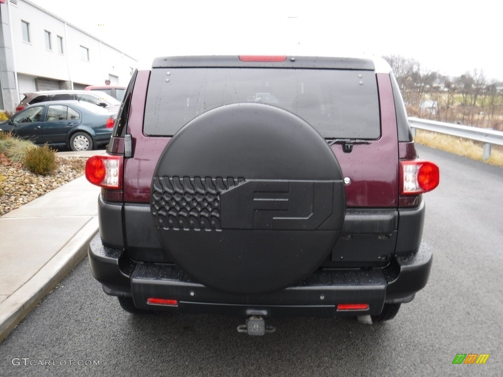 2007 FJ Cruiser 4WD - Black Cherry Pearl / Dark Charcoal photo #8