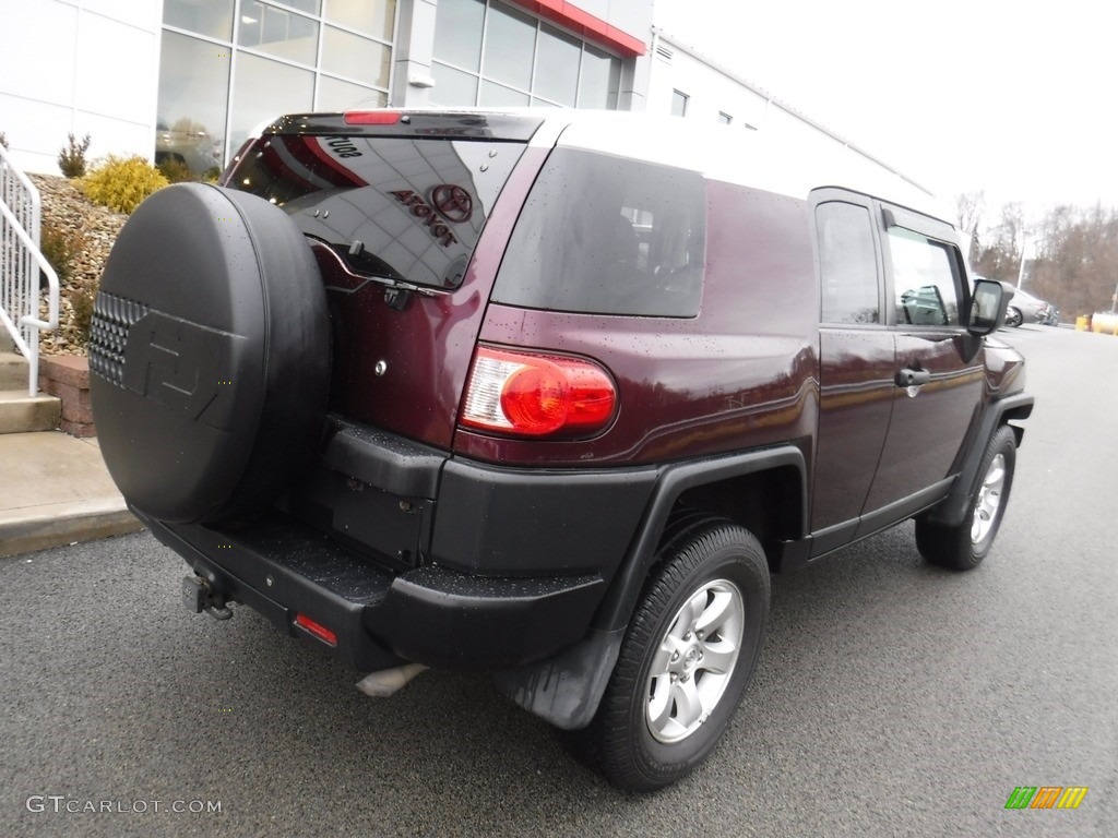 2007 FJ Cruiser 4WD - Black Cherry Pearl / Dark Charcoal photo #9