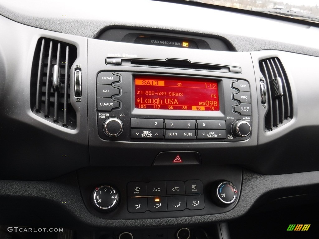 2013 Sportage LX AWD - Bright Silver / Black photo #14