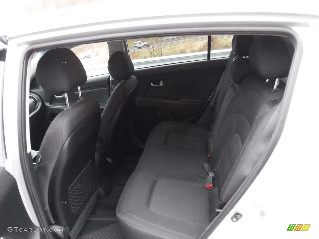 2013 Sportage LX AWD - Bright Silver / Black photo #21