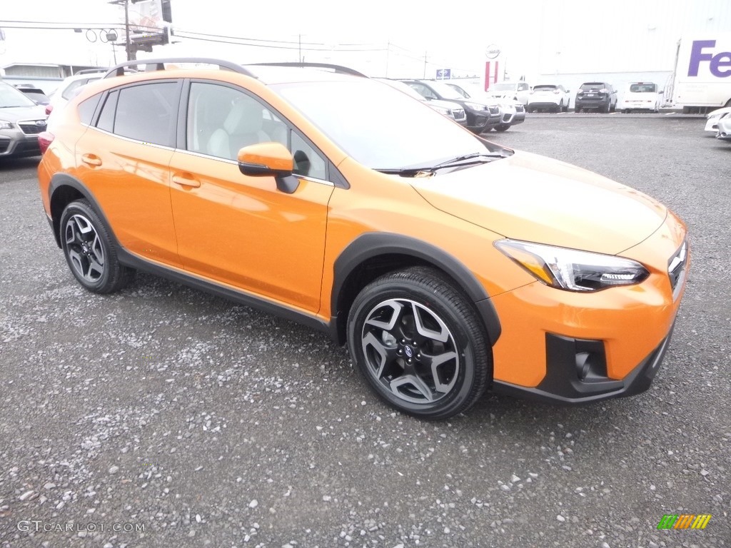 2019 Crosstrek 2.0i Limited - Sunshine Orange / Gray photo #1